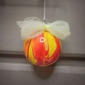 Acrylic Pour Christmas Ornaments
