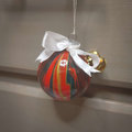 Christmas Colors Acrylic Pour Tree Ornaments