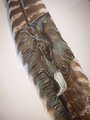Elephant Painted Turkey Feather