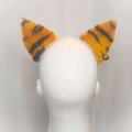 Tiger Cat Cosplay Ears With Bells