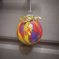 Acrylic Pour Christmas Ornaments