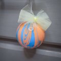 Acrylic Pour Christmas Ornaments