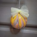 Acrylic Pour Christmas Ornaments