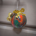 Christmas Colors Acrylic Pour Tree Ornaments
