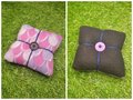 Purple Scale Pattern Fleece Pillow Pin Cushions