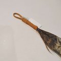 Cheetah Painted Turkey Feather