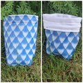 Hand Printed Cyanotype Dice Bags