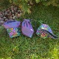Reversible Drawstring Dice Bags