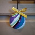 Acrylic Pour Christmas Ornaments