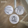 Inktober 2023 Button Pins