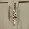 Tiger Eye Painted Turkey Feather