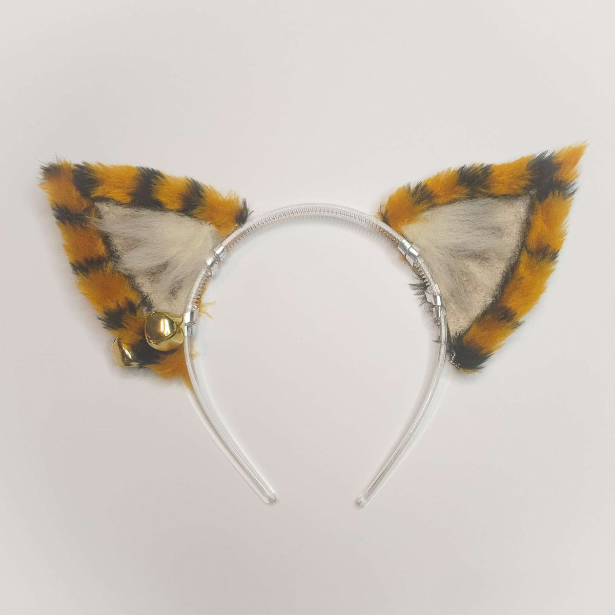 Tiger Cat Cosplay Ears With Bells