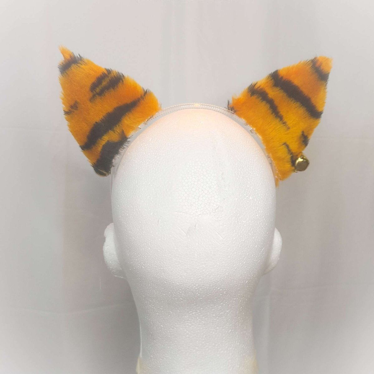 Tiger Cat Cosplay Ears With Bells