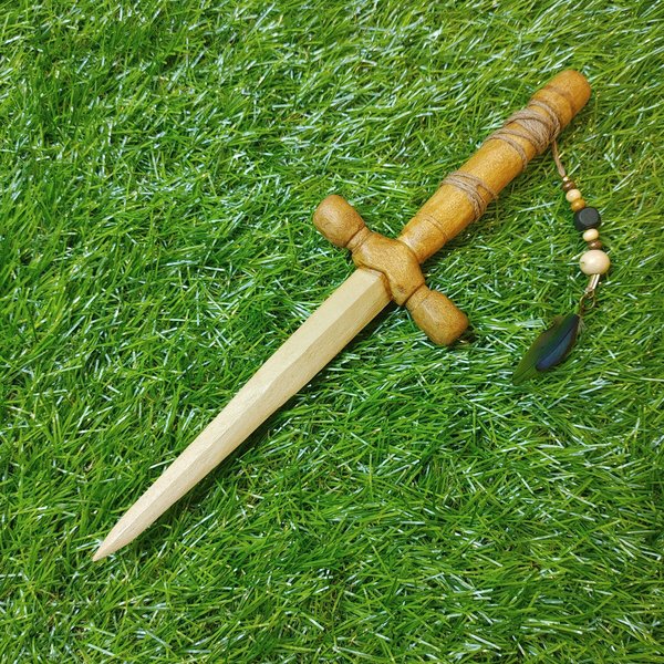 Handmade Wooden Dagger Letter Opener